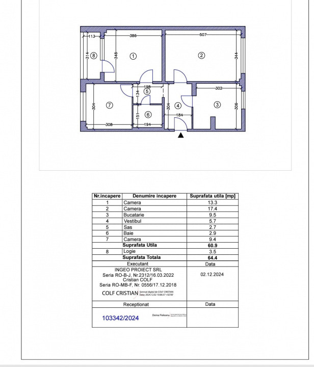Apartament modern*Giurgiului