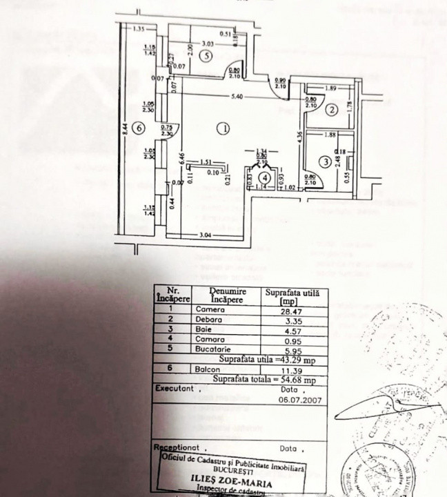Metrou 1 Decembrie*Loc Parcare*Et 3/5*2007*Aleea Mizil