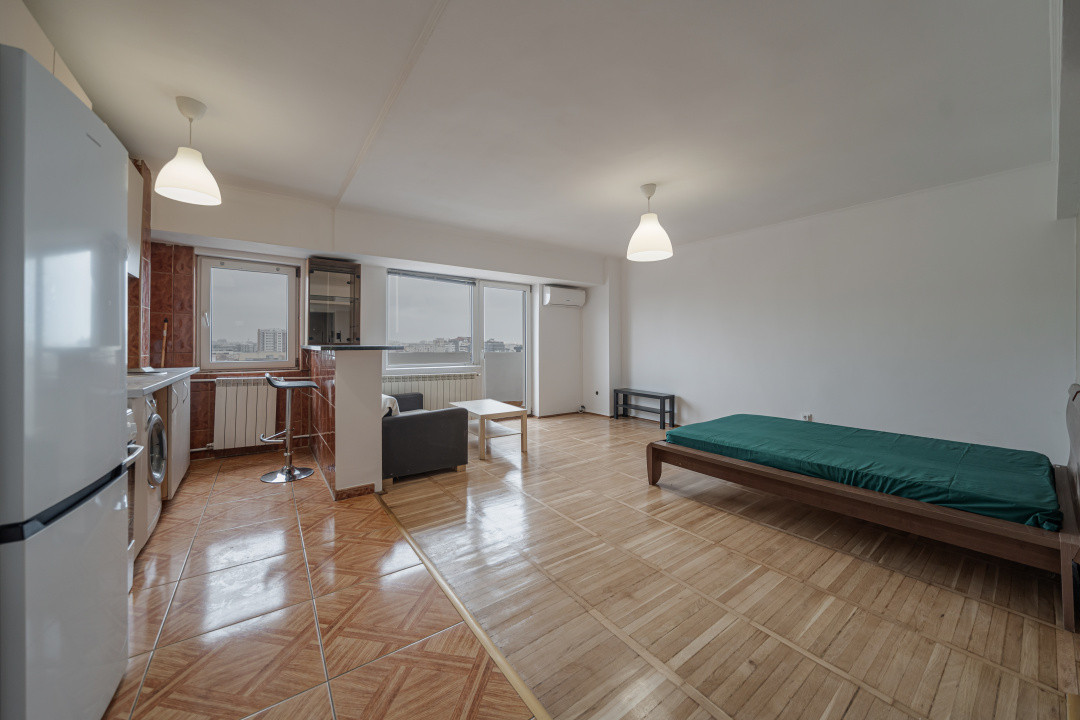 Garsoniera 42mp*Piata Alba Iulia*Mobilata-utilata*Baie moderna