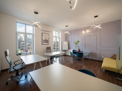 Birou privat*Toate cheltuielile incluse*Hub modern*Acces complet la facilitati