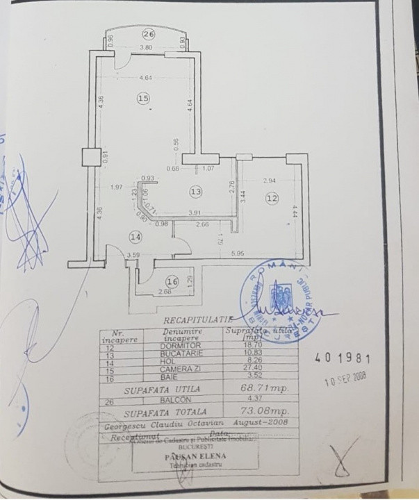 Complex Atlantis*73 mp*an 2009*Morarilor Bucuresti